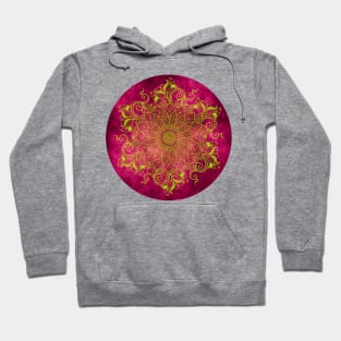 Mandala Pink Lemon Hoodie